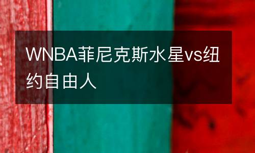 WNBA菲尼克斯水星vs紐約自由人