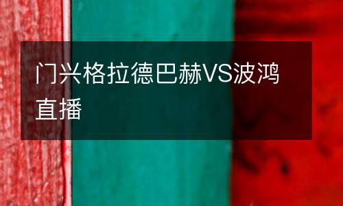 門興格拉德巴赫VS波鴻直播