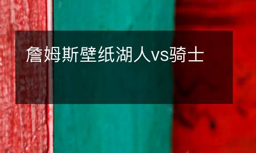 詹姆斯壁紙湖人vs騎士